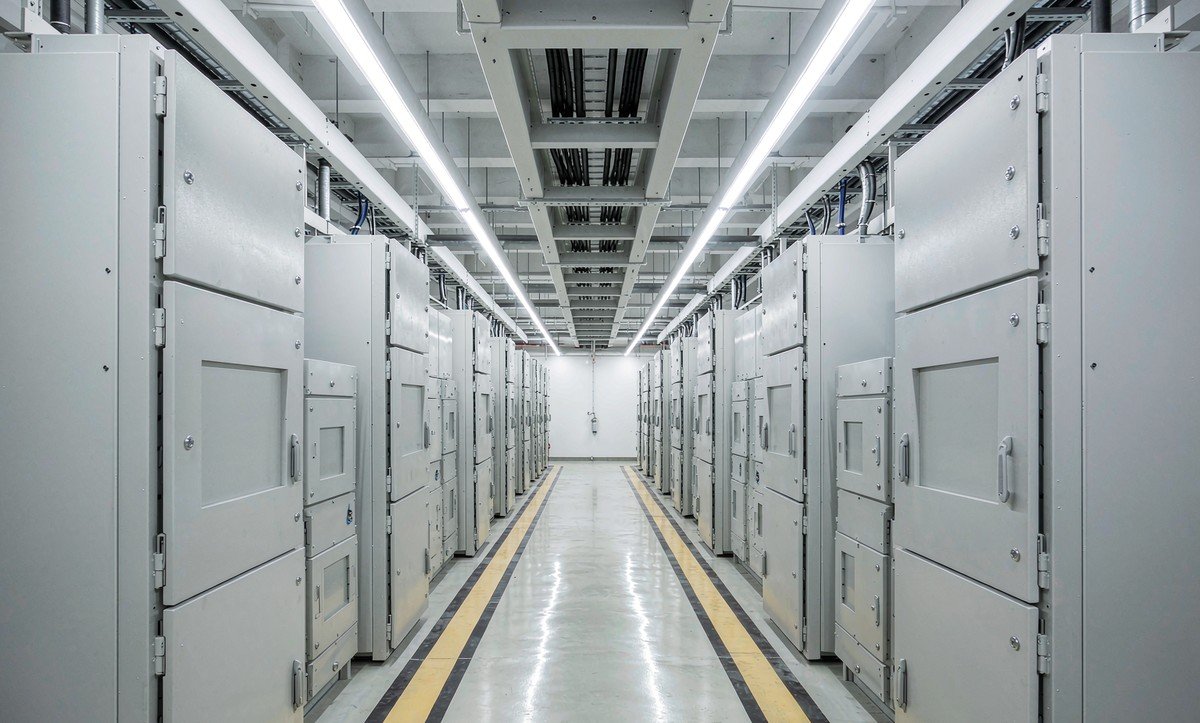Low-voltage switchroom